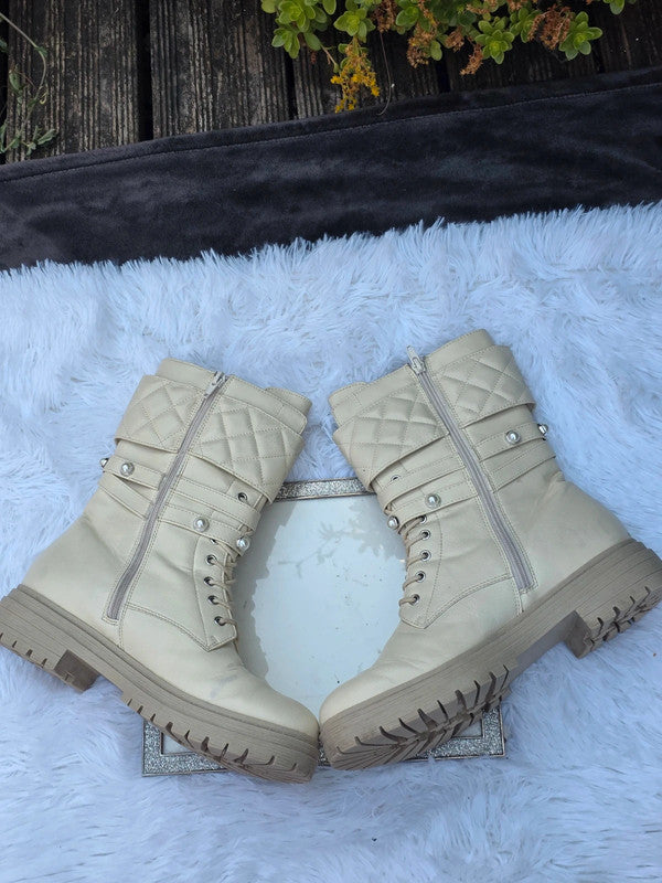 JustFab mid calf boots size 9.5
