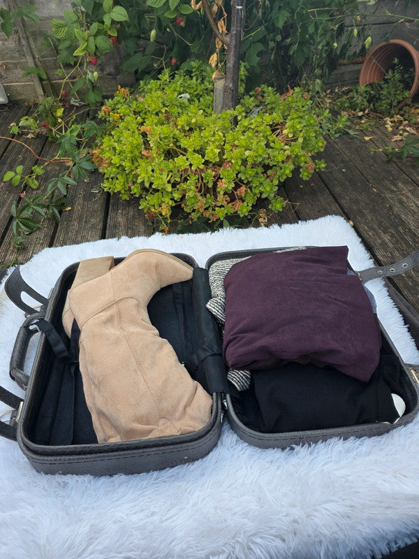 Vintage Leather overnight travel bag.