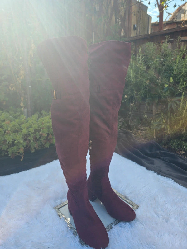 Journee Collection Women's Kaison Over-The-Knee Boots. size 6