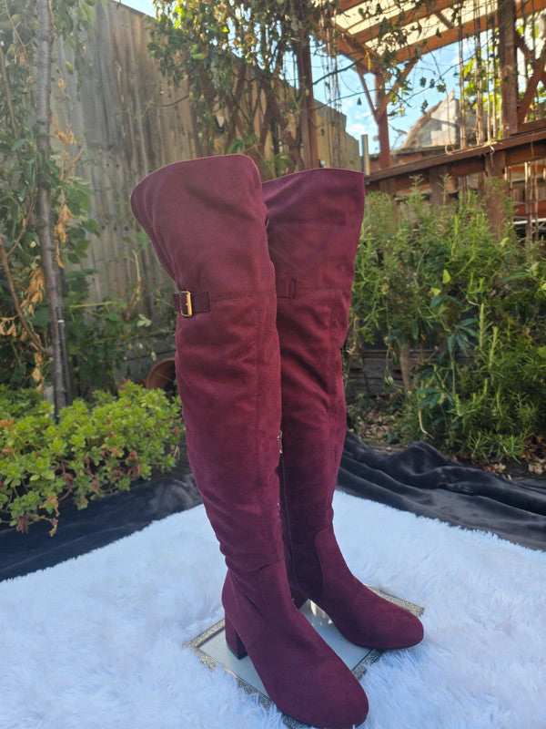 Journee Collection Women's Kaison Over-The-Knee Boots. size 6