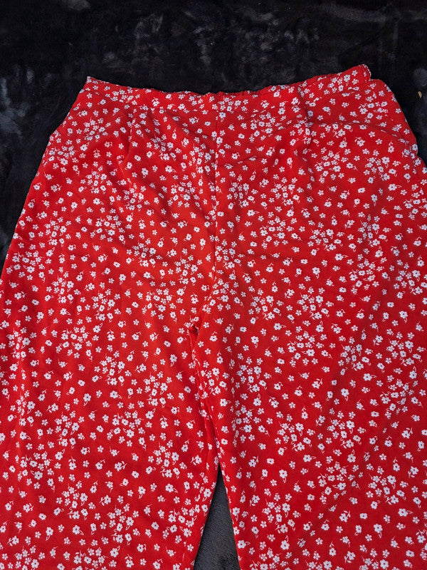 New Look plus size floral trousers