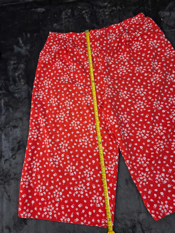 New Look plus size floral trousers