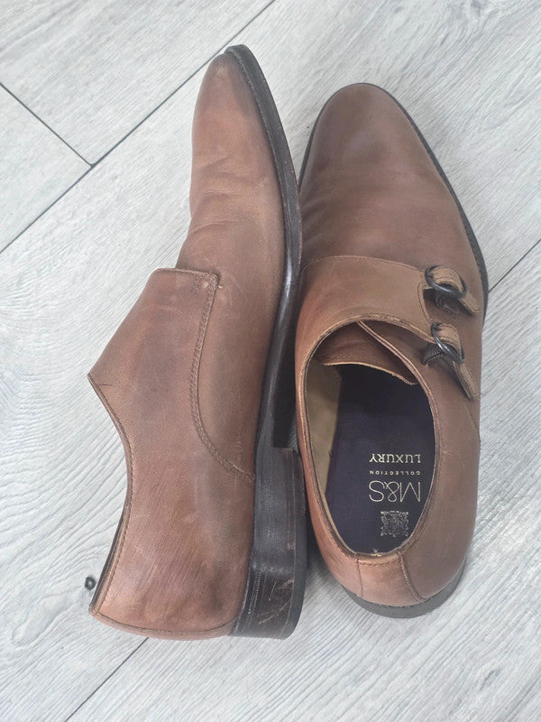 Mark's & Spencer leather men's dress shoes size 9.5