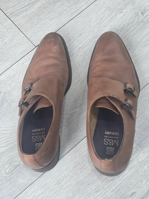 Mark's & Spencer leather men's dress shoes size 9.5