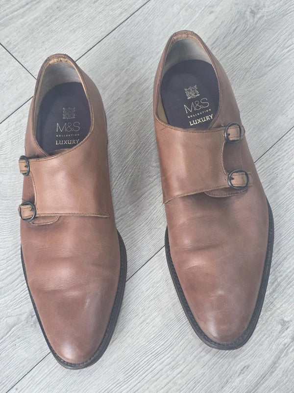 Mark's & Spencer leather men's dress shoes size 9.5