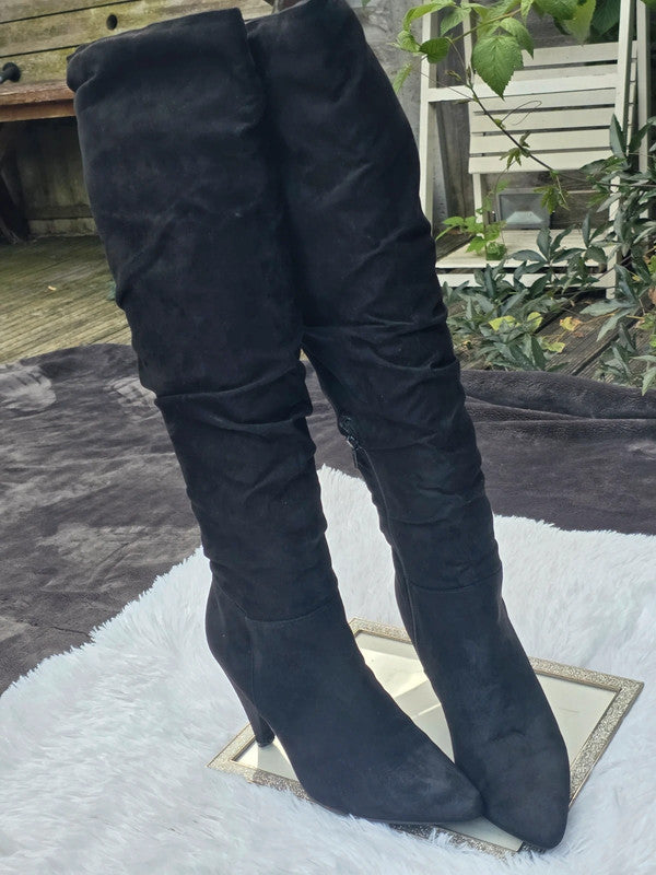 Primark knee high boots size 8