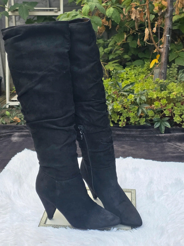 Primark knee high boots size 8