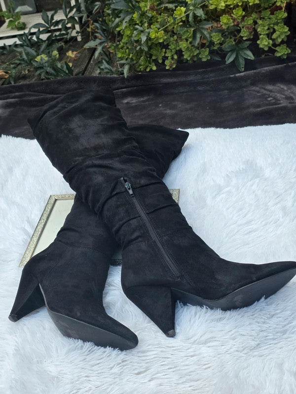 Primark knee high boots size 8