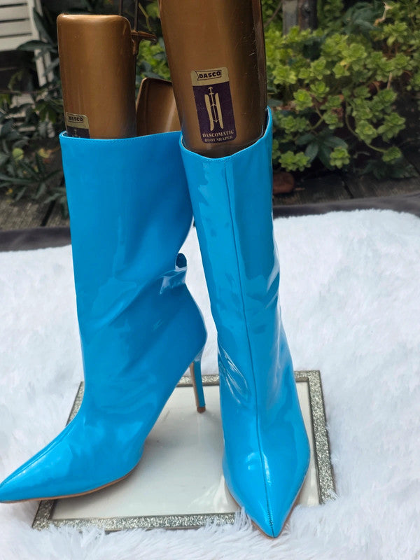 A Pretty Little Thing mid calf boots size 7