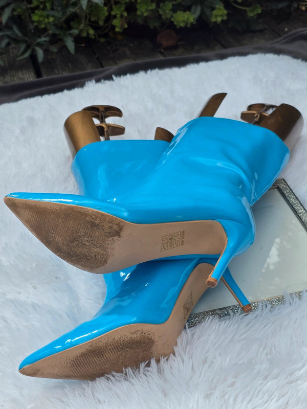 A Pretty Little Thing mid calf boots size 7