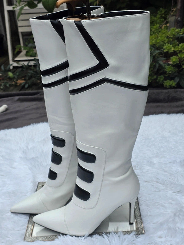 A PLT knee high boots size 8