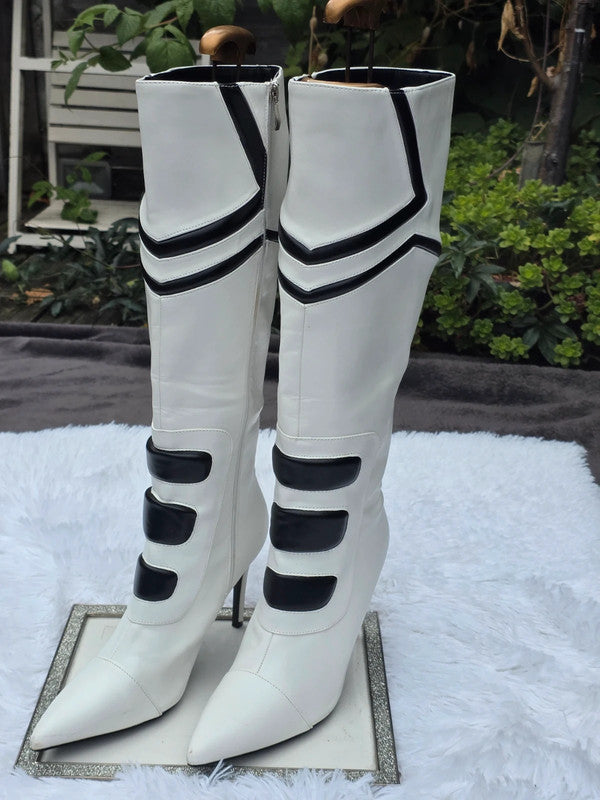 A PLT knee high boots size 8