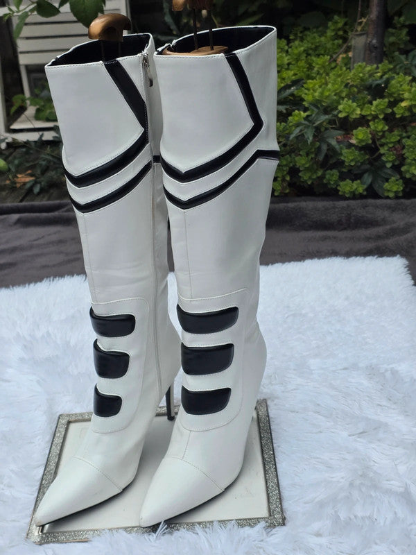 A PLT knee high boots size 8