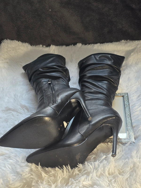 No Doubt knee-high stiletto boots size 8