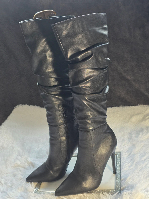 No Doubt knee-high stiletto boots size 8