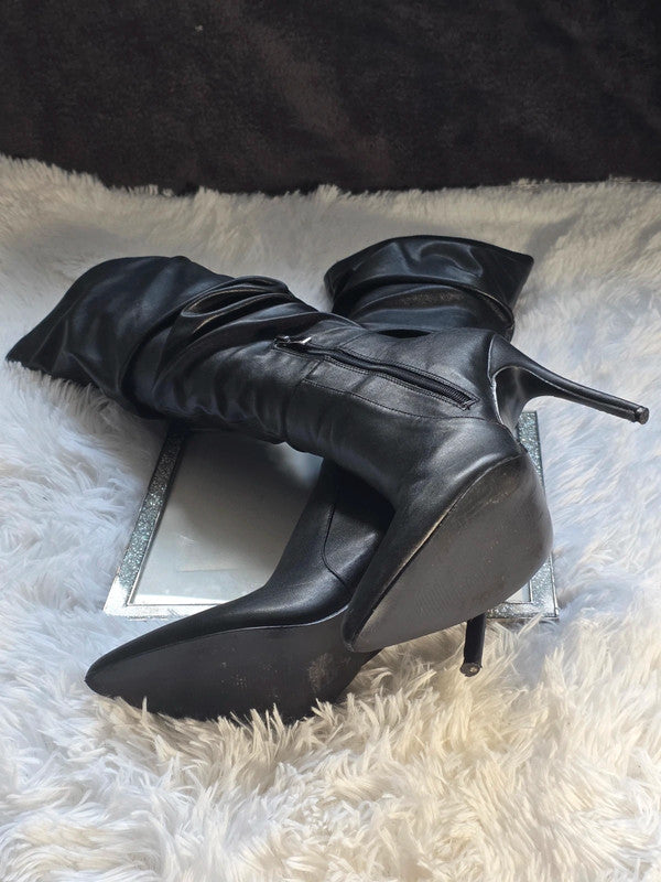 No Doubt knee-high stiletto boots size 8