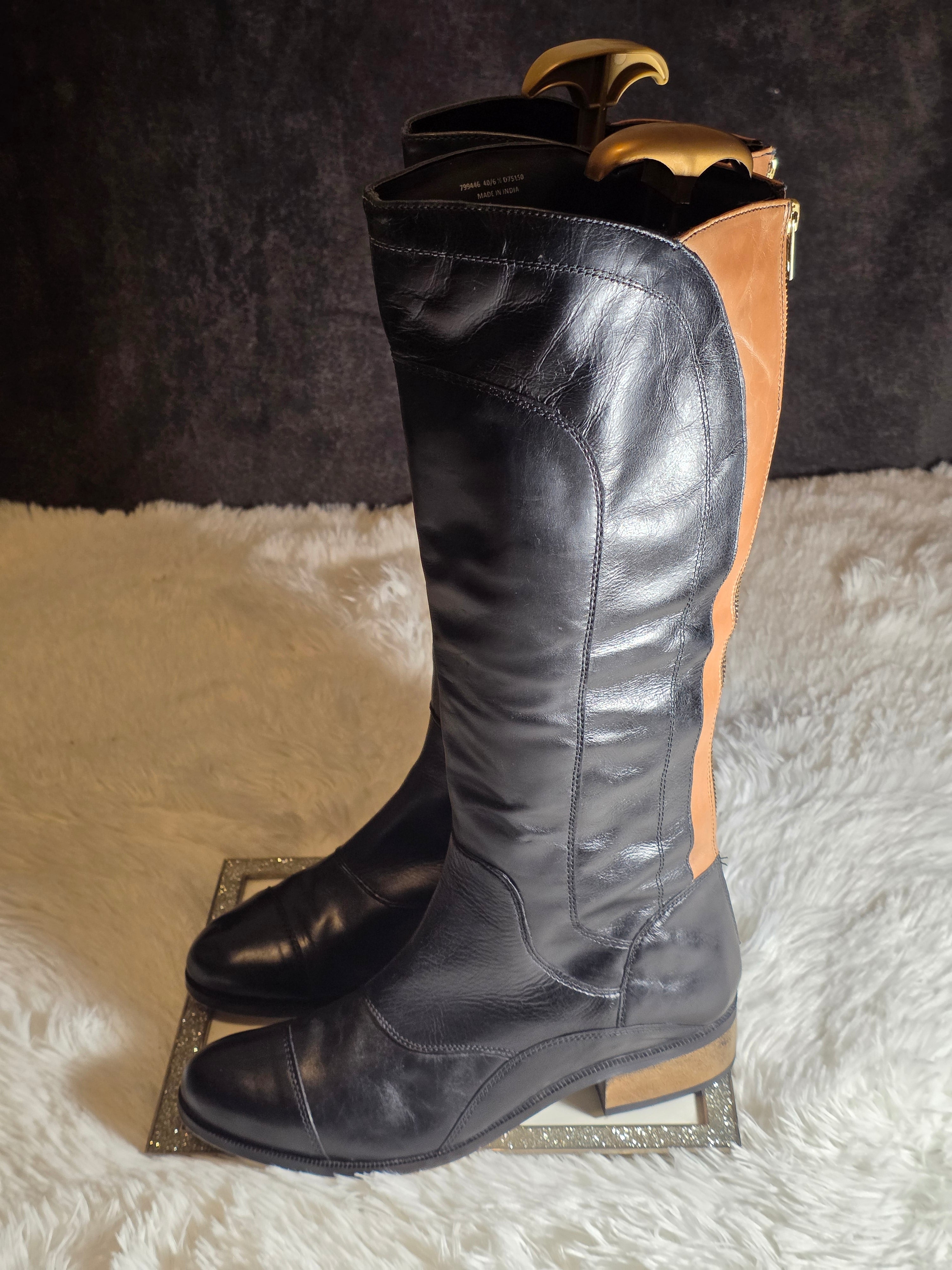 A Next knee-high leather boots size 6.5