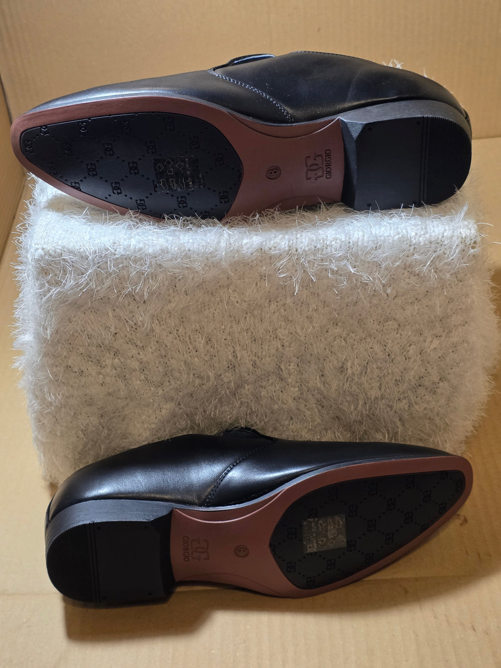 A Giorgio Mens Formal Shoes, size 8, new never worn.