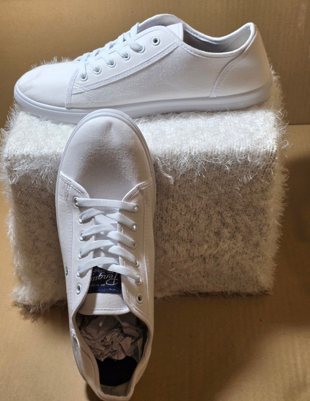 A Penguin Canvas Trainers, uk size 11, new never worn.