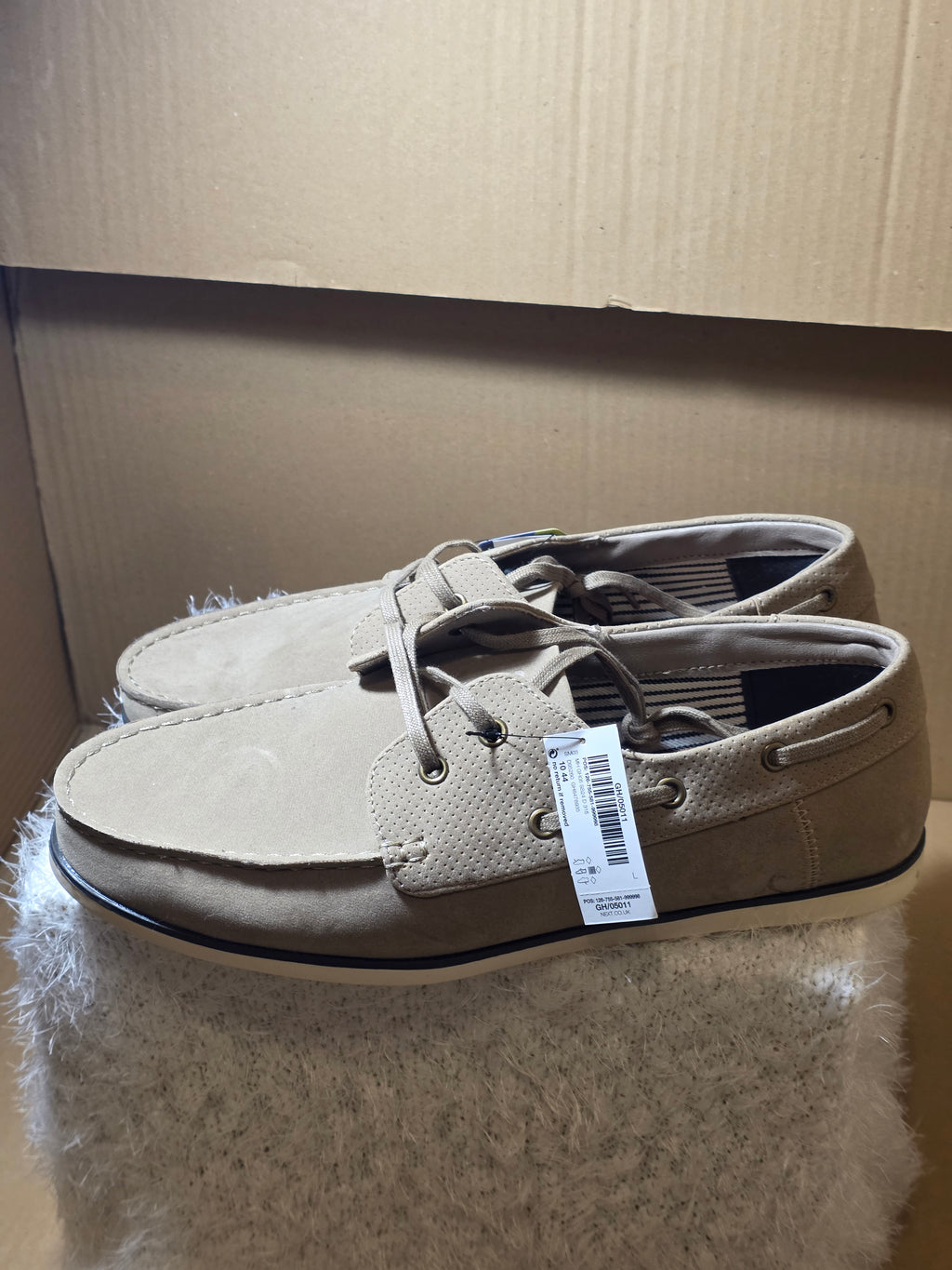A  Next Mens Casual Boat Shoes, new never worn, uk size 10