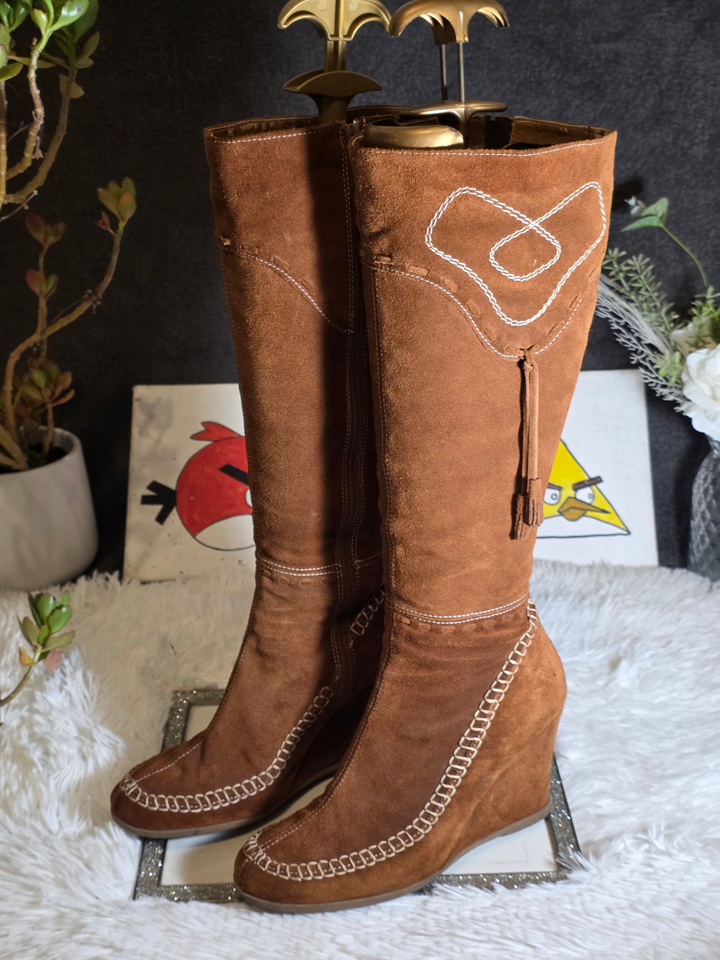 A Next suede boots size 4