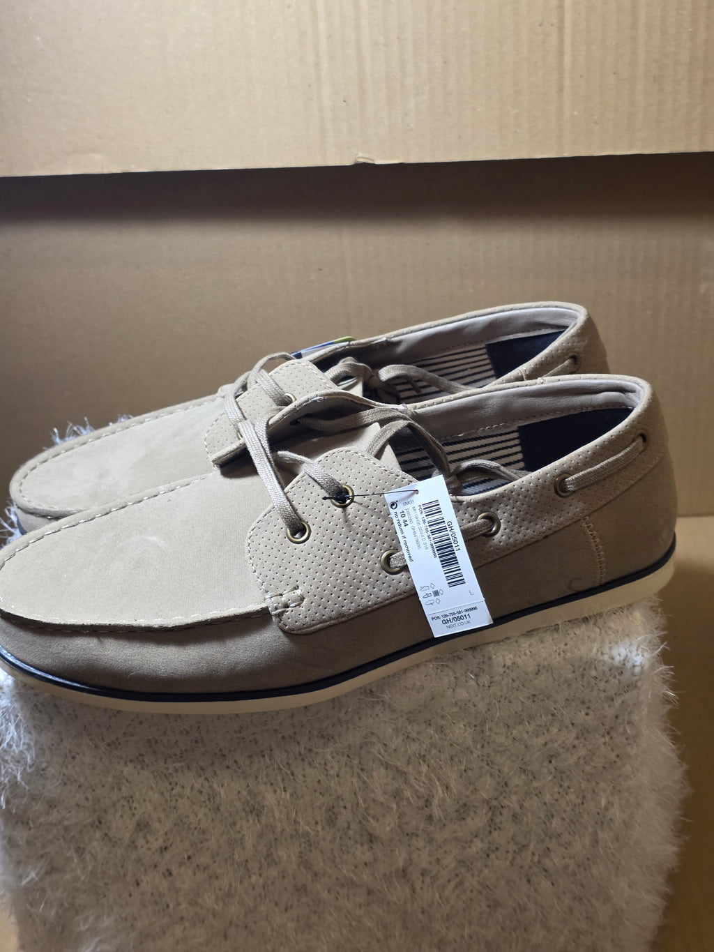 A  Next Mens Casual Boat Shoes, new never worn, uk size 10
