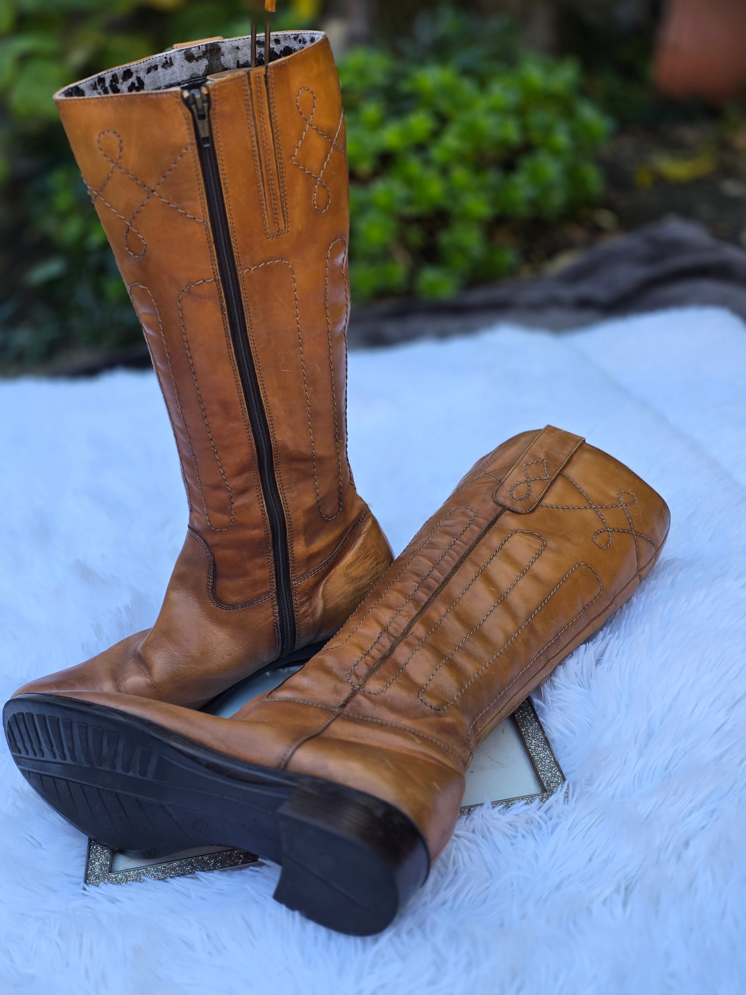 A Principles Knee-High leather boots size 6.5