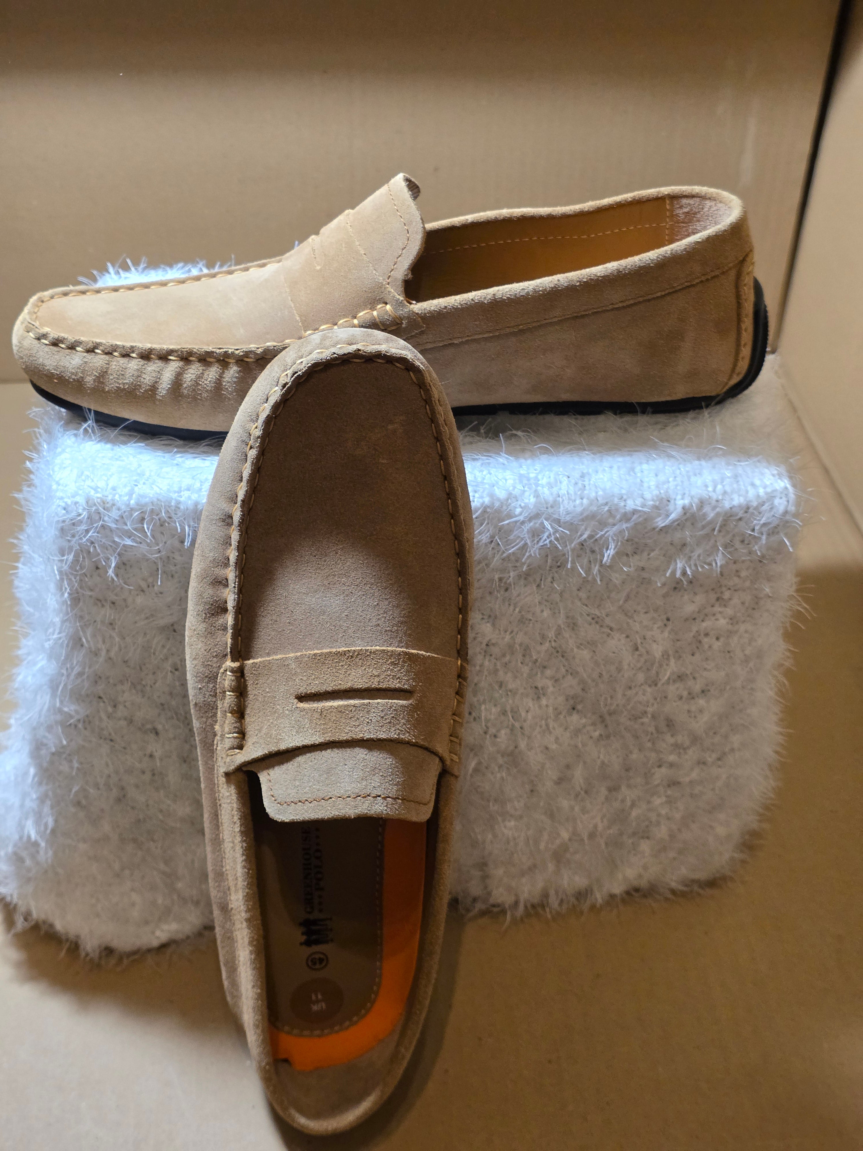 A Vera Pelle Greenhouse Polo Mens Shoes, uk size 11, new never worn