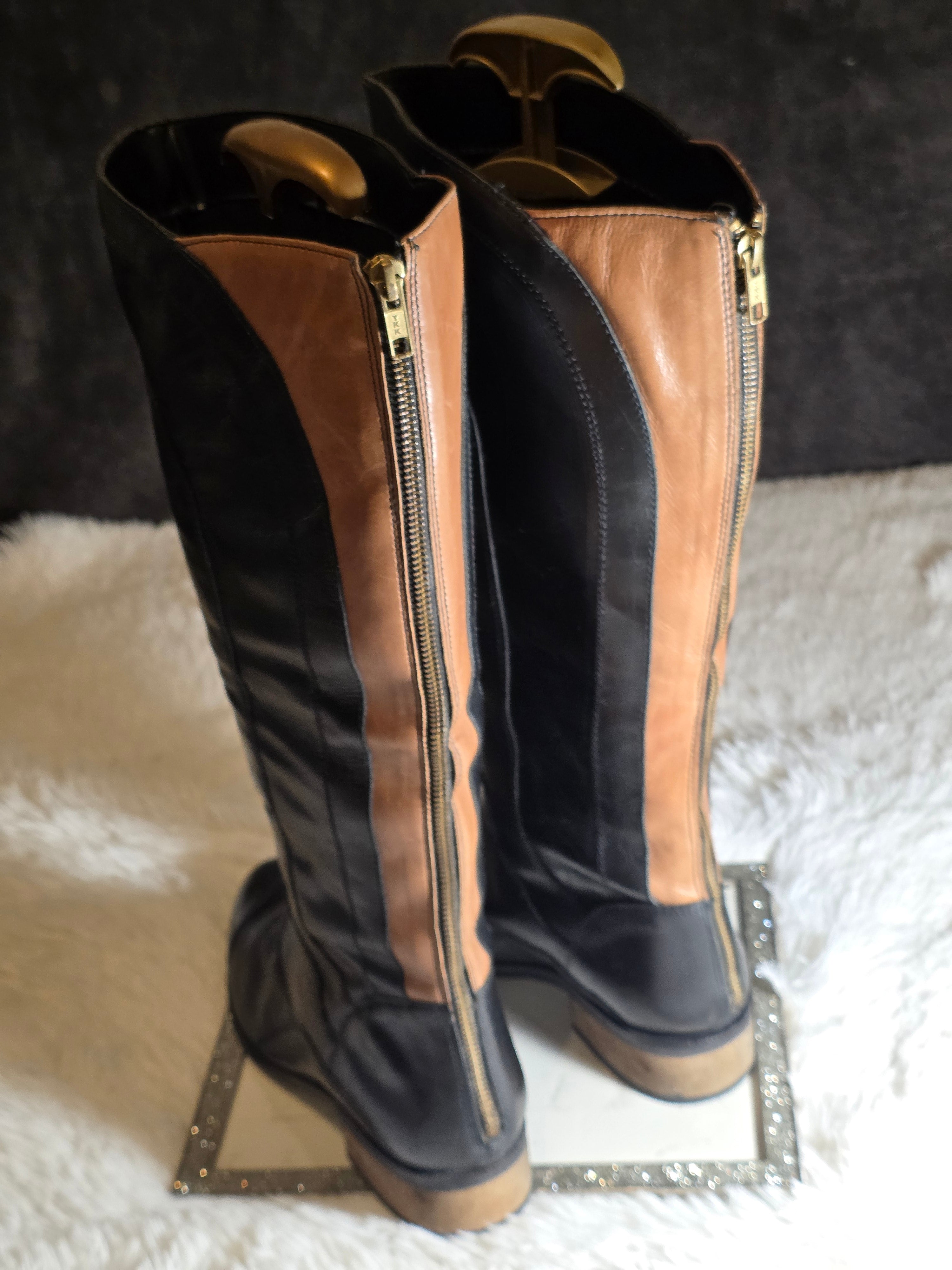 A Next knee-high leather boots size 6.5