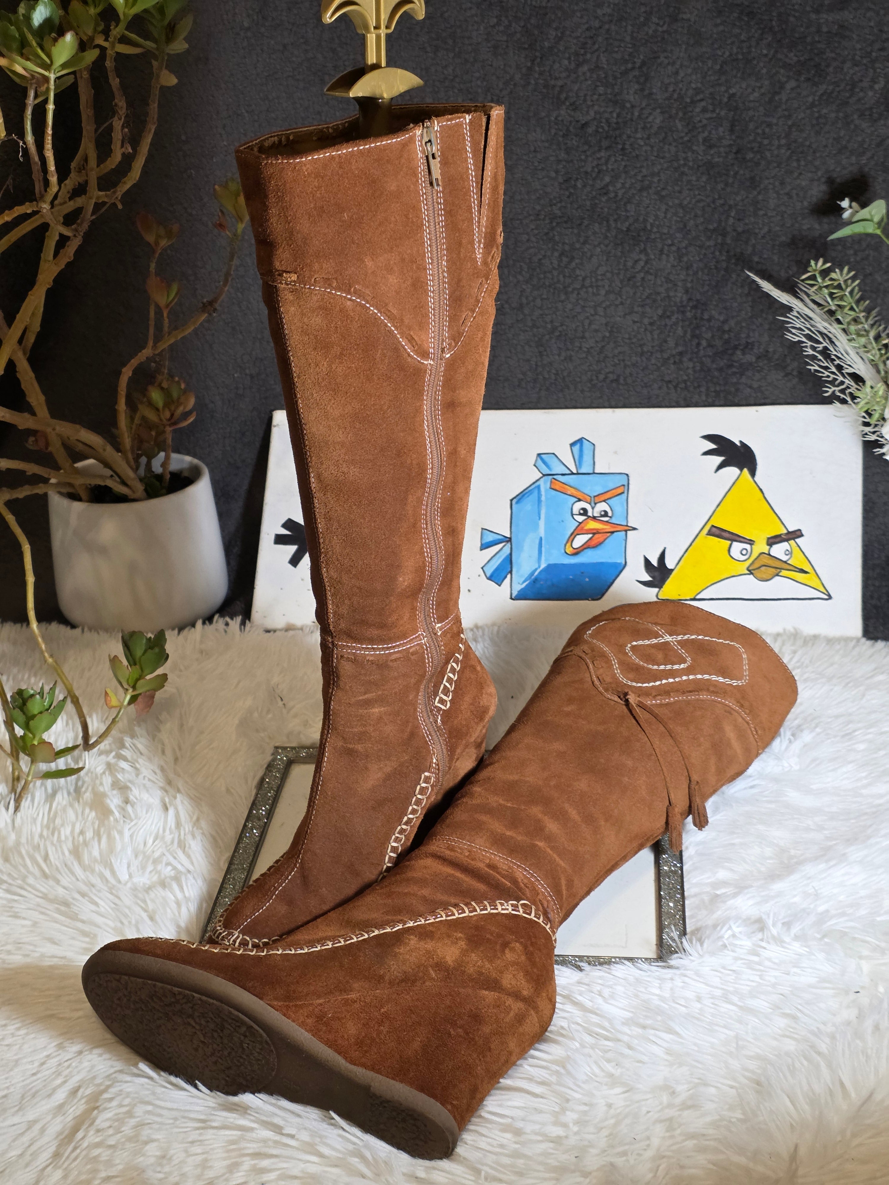 A Next suede boots size 4